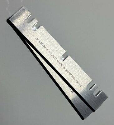 2 Stk. Kity 635 Hobelmesser 200 x 35 x 3 mm