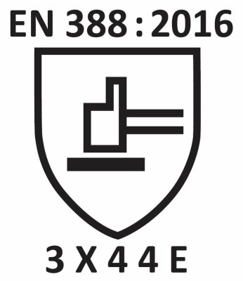 12 Paar Arbeitshandschuhe MEDEX Multiflex® 5-Finger, mit Lederaufdoppelung, Gr. 8