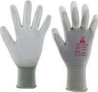 144 Paar Arbeitshandschuhe, Montagehandschuhe MEDEX Polyflex® Grip Air grau, Gr. 10