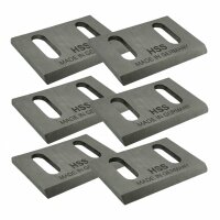 6 Stk. Adler Hobelmesser 56 x 34 x 3 mm