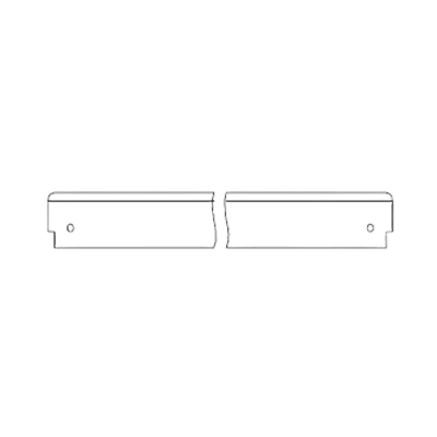 2 Stk. Mafell M 16 Hobelmesser 164 x 26 x 3 mm