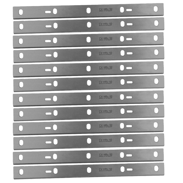 12 Stk. Woodstar PT 105 Abricht Dickenhobel Hobelmesser 260 x 22 x 1.8 mm