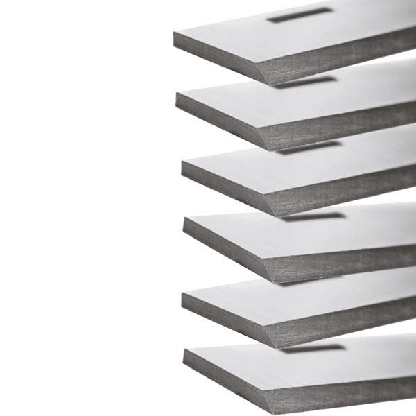 6 Stk. Rojek Hobelmesser 410 x 30 x 3 mm
