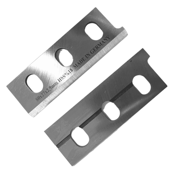 2 Stk. Black & Decker Typ:401, DN76 Hobelmesser 80 x 27 x 2.9 mm