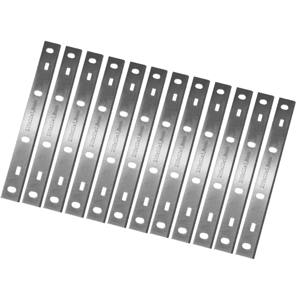 12 Stk. Scheppach HMS 2000 Hobelmesser 210 x 22 x 1.8 mm