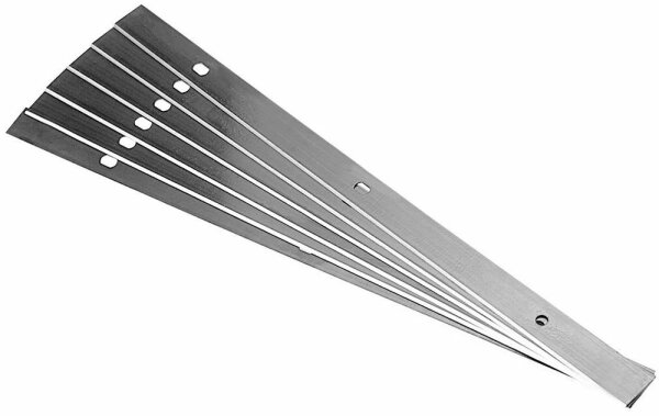 6 Stück Holzstar 5913260 HSS%18 Hobelmesser 260x19x1mm