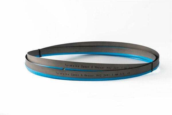 Bi-Metall M42 HSS Sägeband Bandsägeblätter passend für die Bandsäge METALWORKS BZH 450X620 VARIO - 5200 x 34 x 1,1 mm